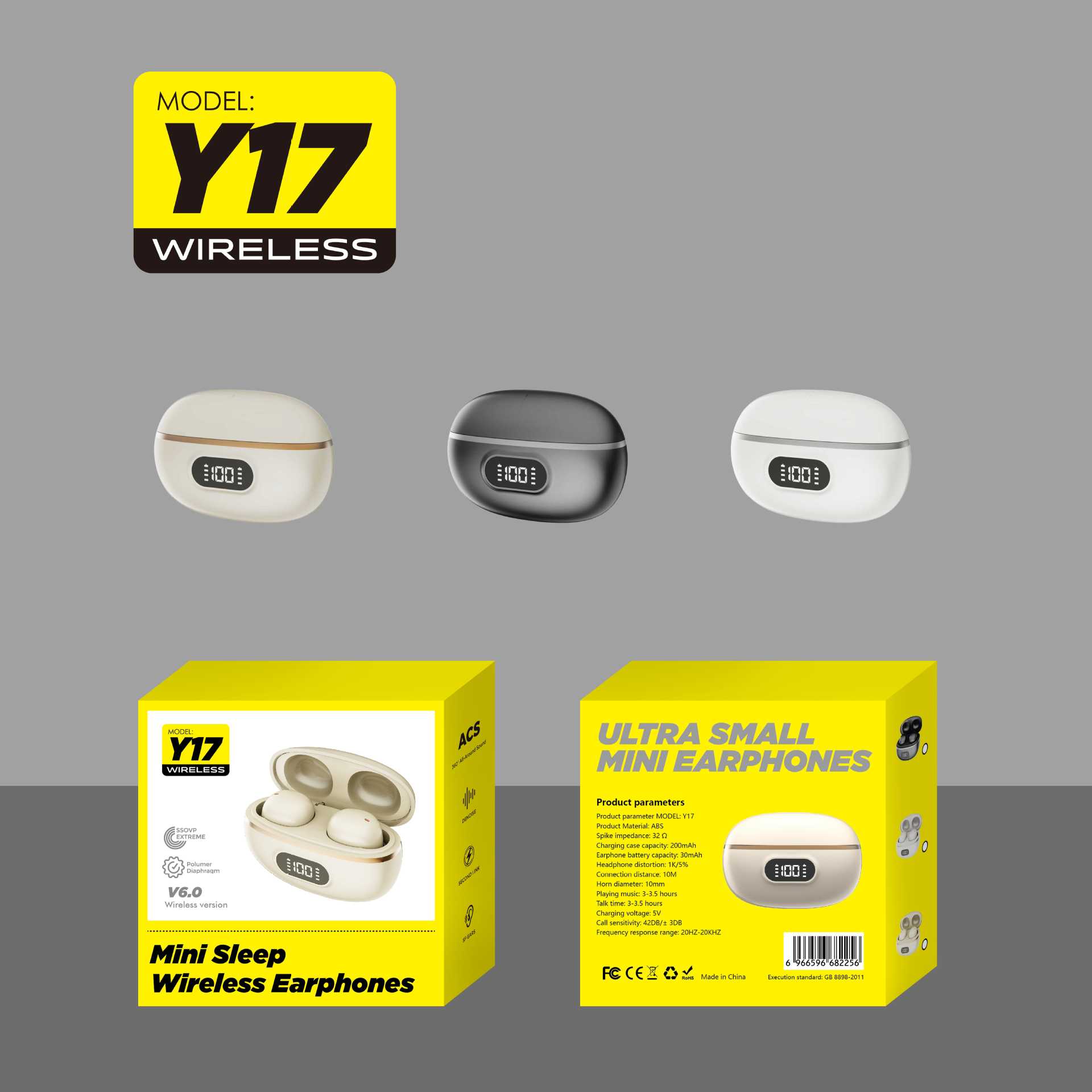 German Voice of Berlin 2026 New Wireless Bluetooth Headphones with Noise Reduction, High Sound Quality for Sleep, Sports, and Long Battery Life