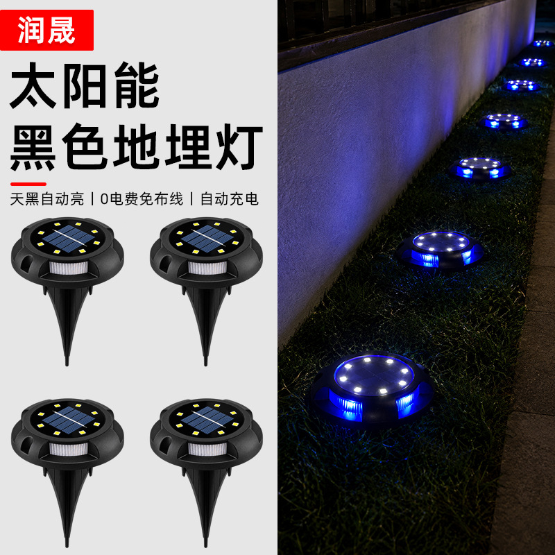 Travel lamp solar-powered for cemetery