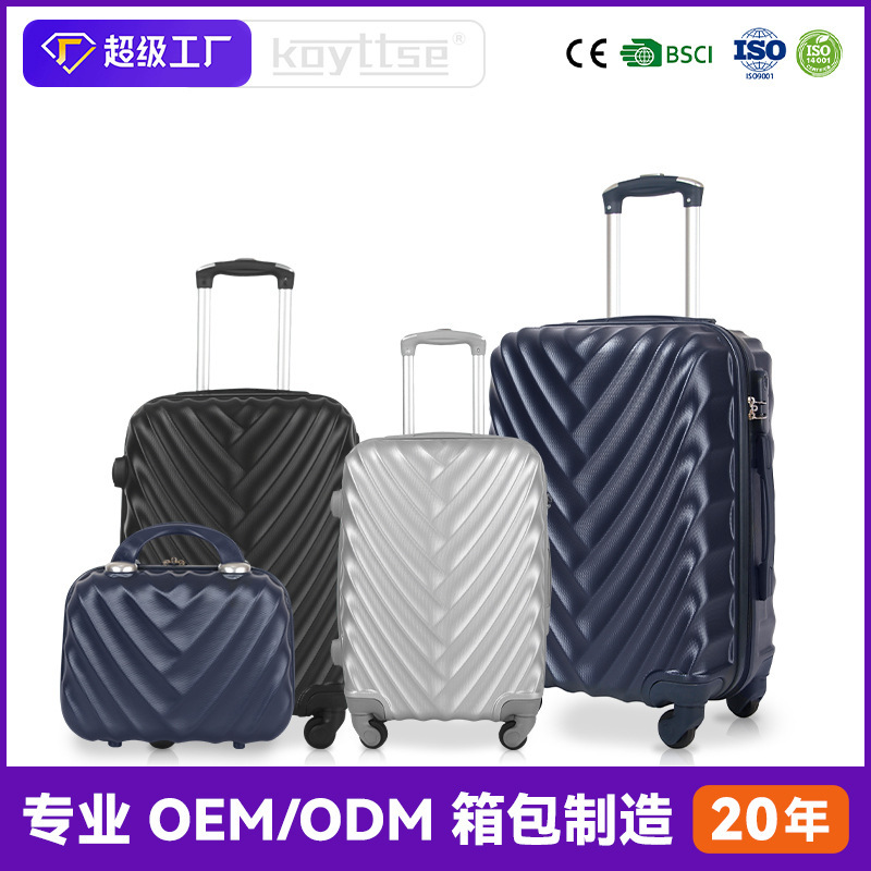 Cross-Border Abs Password Trolley Case Universal Wheel Boarding Case Large Size Wear-Resistant Travel Suitcase Student Suitcase Cross-Border Abs Password Trolley Case Universal Wheel Boarding Case Large Size Wear-Resistant Travel Suitcase Student Suitcase