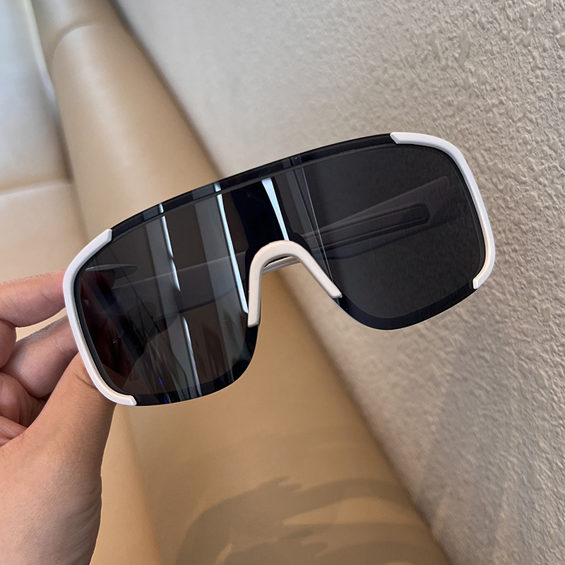 Occhiali da sole sportivi da ciclismo per uomo e donna, con montatura grande, occhiali antivento per escursioni notturne, occhiali da corsa colorati_voghion.com