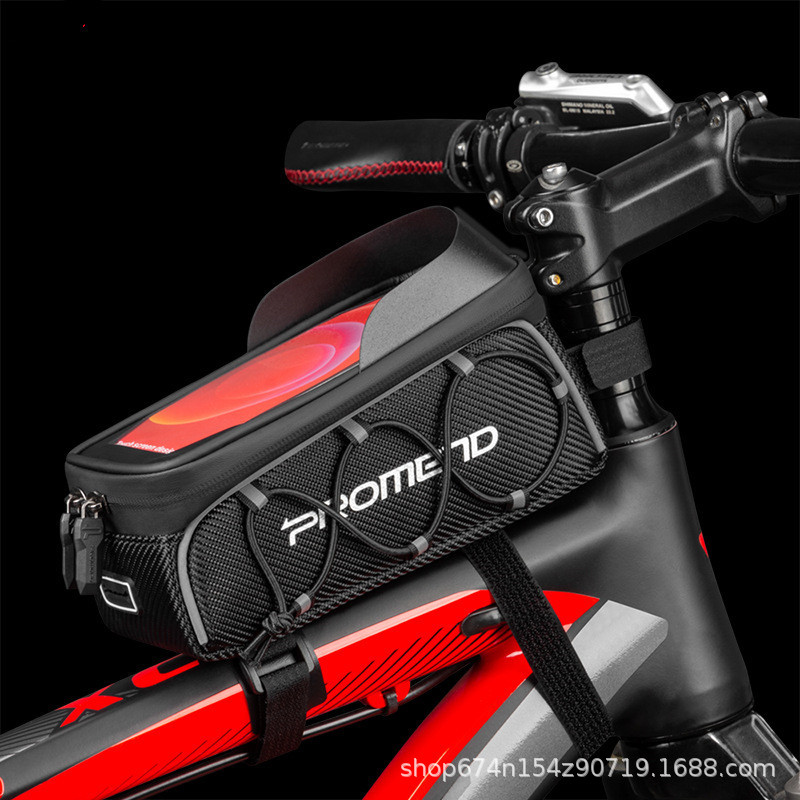 Bolsa de bicicleta 48 bicicleta de carretera a prueba de lluvia cáscara dura pantalla táctil haz de navegación bolsa de ciclismo bolsa de almacenamiento