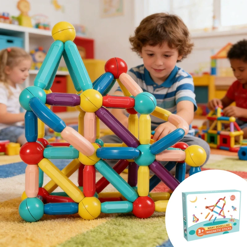 Магнитные плитки конструктор 3–6 лет