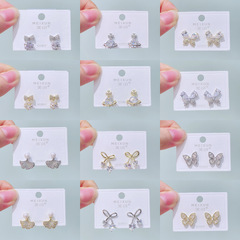 美訊アクセサリー925銀針ピアスが精巧で小さいです。