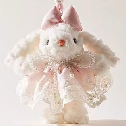 かわいい垂れウサギのぬいぐるみぬいぐるみウサギのキーホルダー|undefined