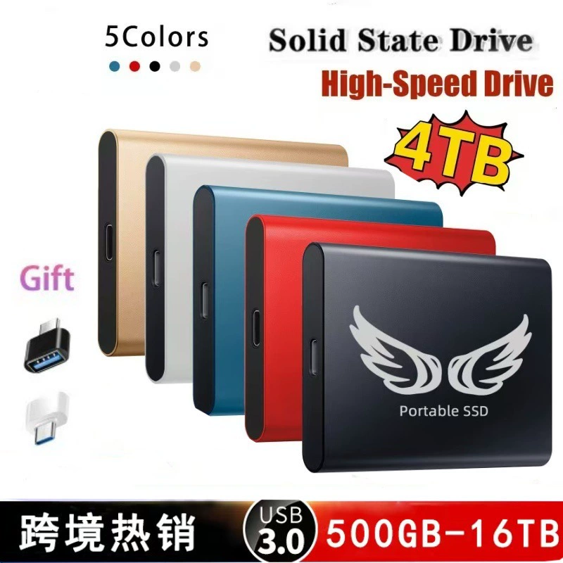 Новый портативный SSD 1TB 2TB, твердотельный накопитель большой ёмкости для расширения и обновления, популярная модель