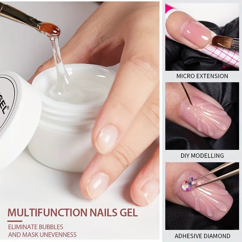 Manicure 3D pegamento 4 en 1 modelo pegamento de modelado pegamento transfronterizo explosión etiqueta fábrica de fuente