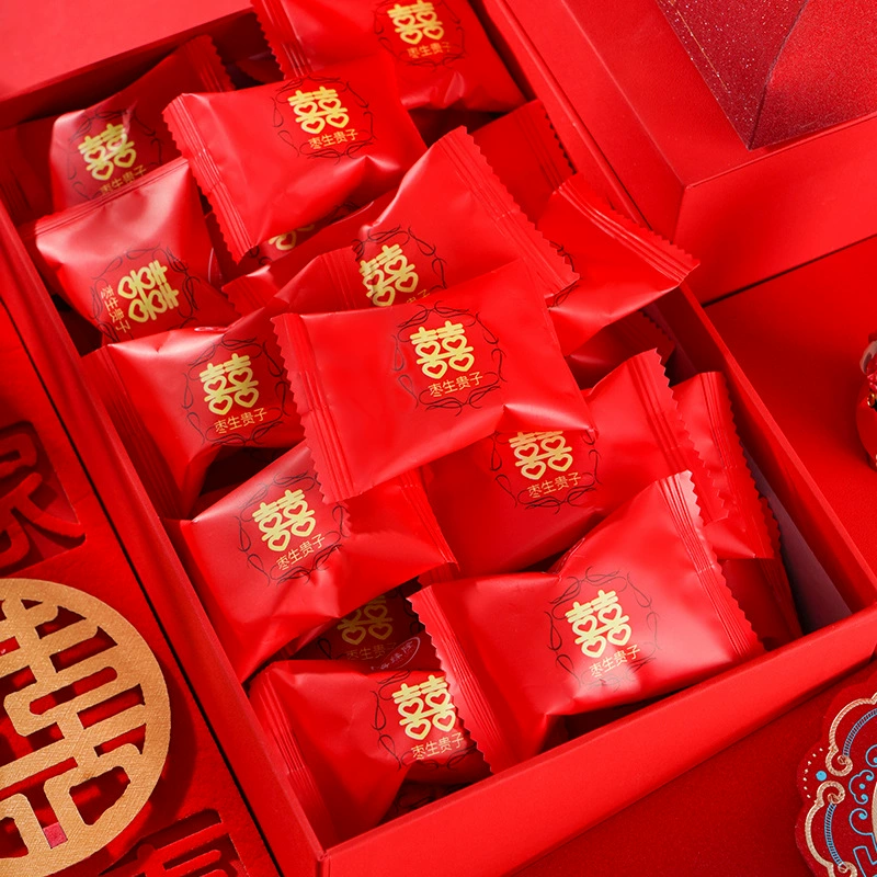 Желатин Xiyuanlong ослиной кожи xizaosheng 500 г Большой Красный Двойной Счастье красный мармелад медовый мармелад сахарный узел свадебные конфеты фрукты оптом