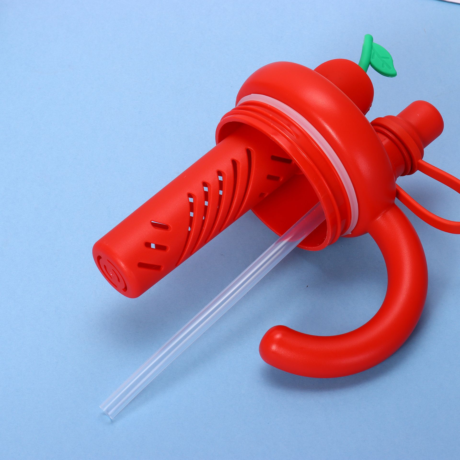Bicchiere termico in acciaio inox con manico e cannuccia_voghion.com