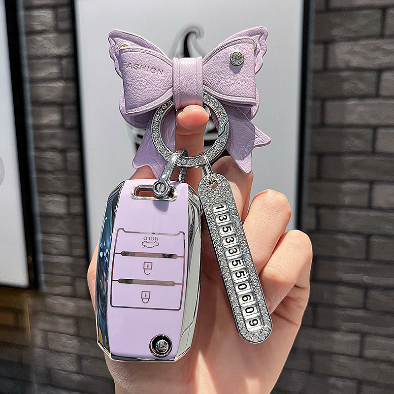 Aplicable a KIA K3 caso clave K5 coche K2 orgulloso correr kx3 Yi corriendo K4 hembra kx5 inteligente ejecución ACE hebilla KAIKU coche Shell