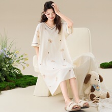 M-4XL�ļ��¿�Ī������˯��Ů����˯ȹ�г���Բ��������мҾӷ�