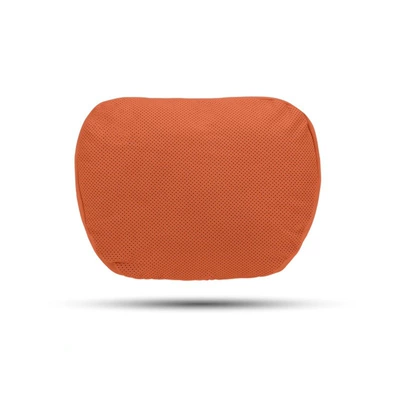 Suitable for Car Headrests, Perforated Car Pillows, Neck Pillows, Lumbar Cushions for Mercedes-Benz, Bmw, Tesla, Li Auto, and Aito (Headrest) - orange-perforated-headrest