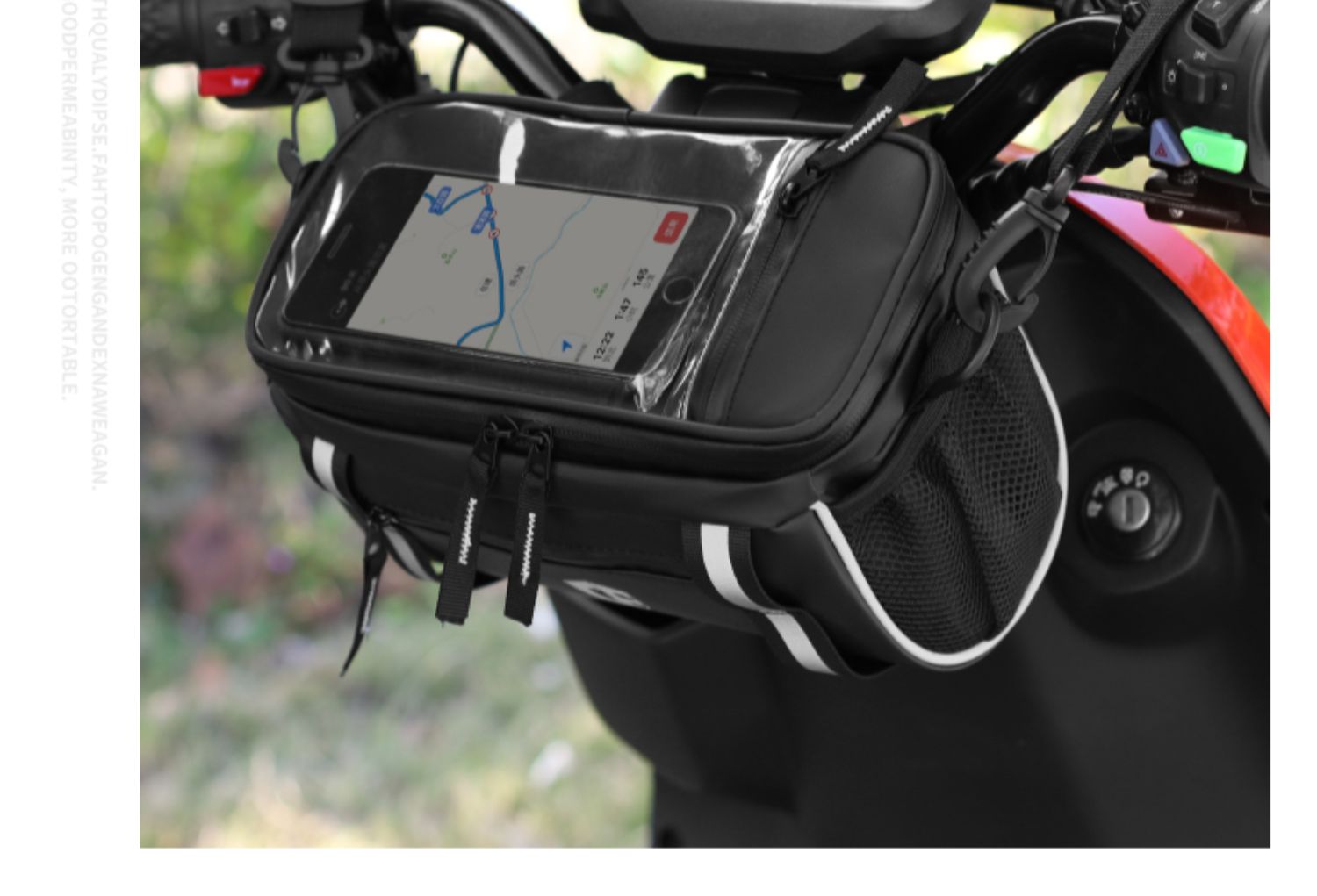 Fujian Super Mavericks Electric Scooter Handlebar Bag, Bicycle Handlebar Bag, Storage Bag, Electric Bike Charger, Raincoat Storage Pouch