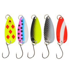 Colorful Lure Sequins, 3.5g Single Hook, Baits for Mandarin Fish, Stream-Style Sequin Imitation Lures