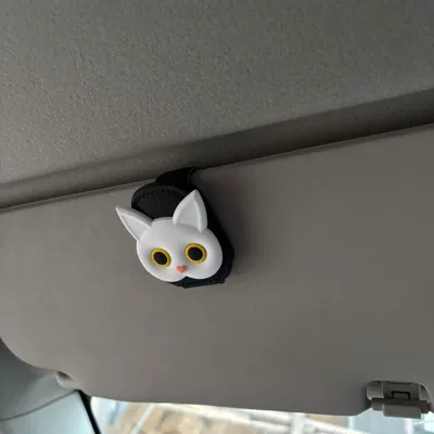 Car Glasses Clip/Bill Clip: car sun visor storage