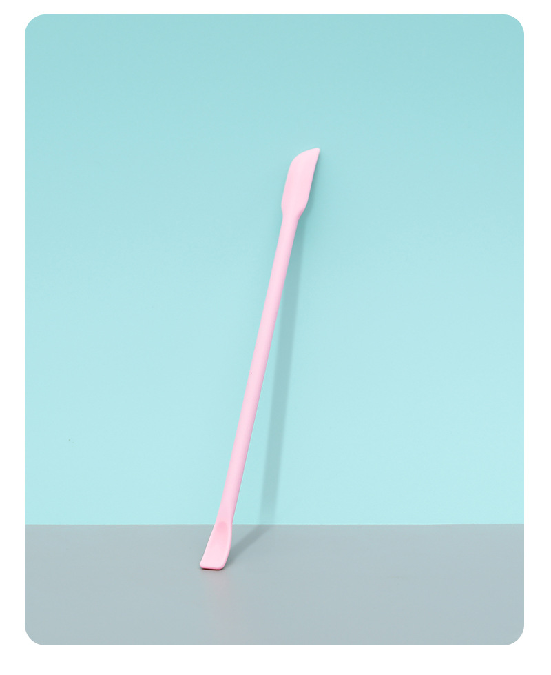 Nuevos cosméticos primicia productos de cuidado de la piel mini silicona de doble cabeza pequeña punta raspador mantequilla mermelada raspador conjunto de 3 piezas