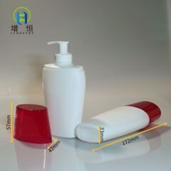 200ml クランベリー柄のプライベートケア用包装ボトル、プライベートケア用プッシュポンプ式プラスチックボトル、シャンプーボトル、越境で人気商品