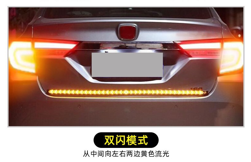60inch Pickup Truck Light Strip 48 Led Fishbone Tail Light High Brightness Reversing Light Turn Signal Brake Light Led Pickup Truck Tail Box