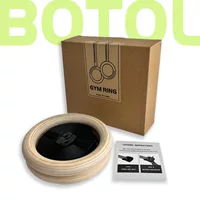 BOTOL изготовленный на заказ 28mm & 32mm березовый фитнес-кольцо на заказ лямка лазерный логотип коричневый логотип для печати логотипа