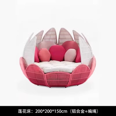 Cama de loto de 2 metros (tamaño / color personalizable)
