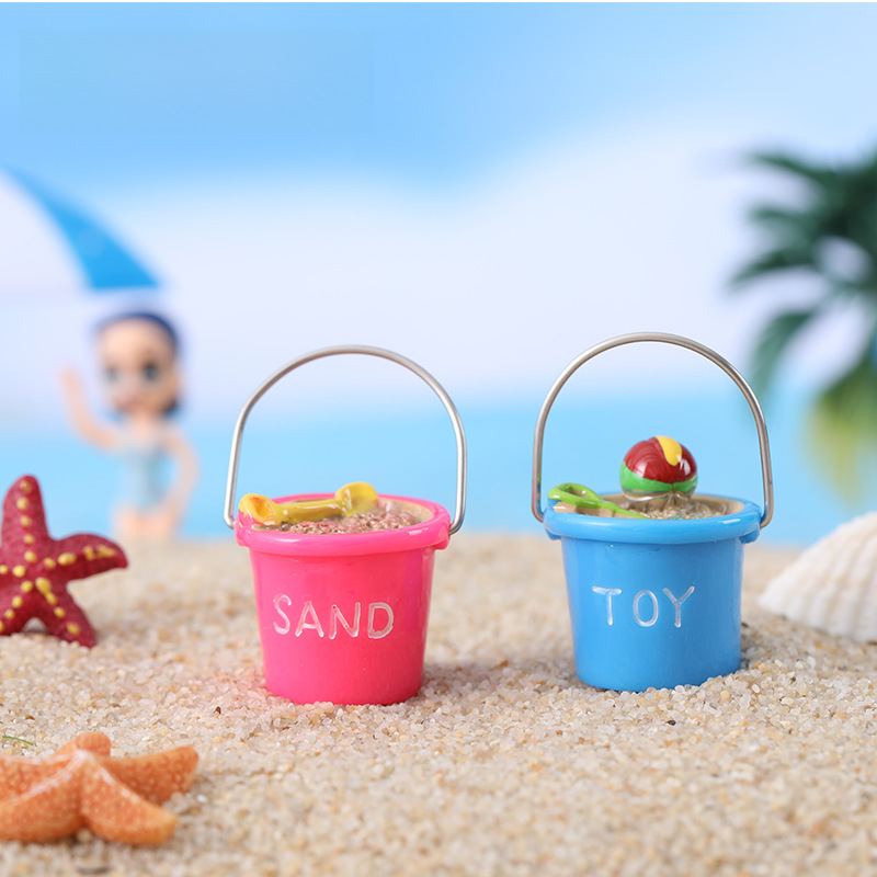 Moss micro -landscape ornament beach bucket seascape ornament DIY…