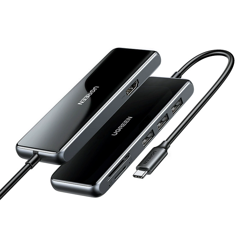 Зеленый Lianlian TypeC Expansion Dock для ноутбука USB Convert HDMI SEV