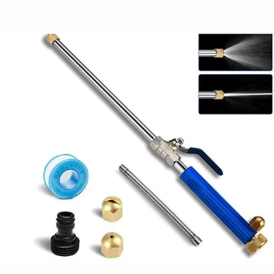 High pressure car wash water gun: Car cleaning tools - suit-ii-water-gun-blue-extension-tube-tape