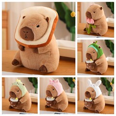 網紅卡皮巴拉玩偶變身水豚系列丑萌解壓毛絨玩具公仔兒童女生禮物