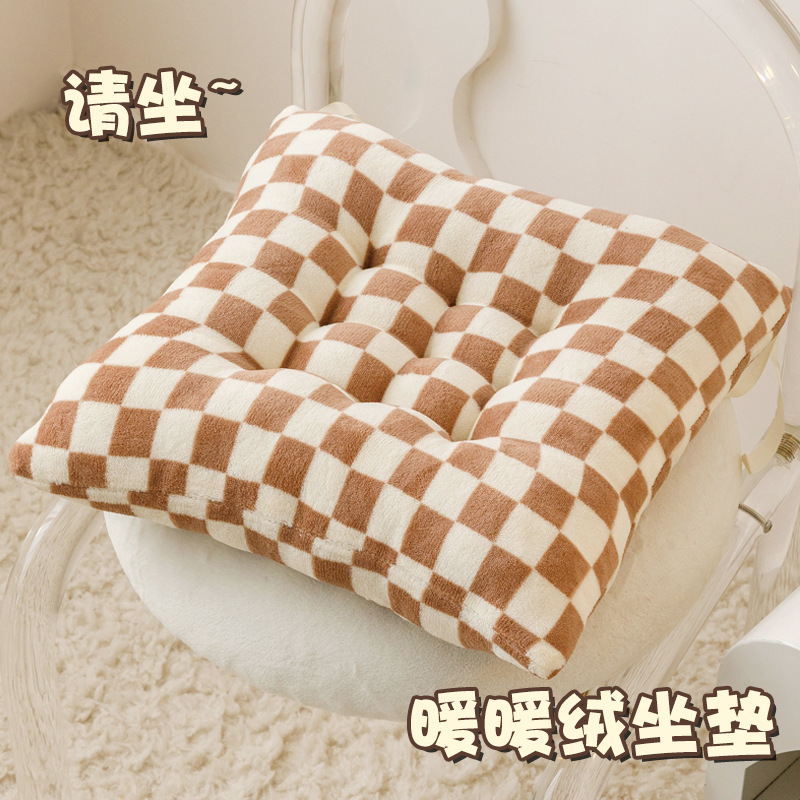 따뜻한 벨벳 체커보드