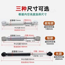 矮柜悬空电视柜下翻门拉杆窄边框铝框玻璃门下开门气撑超短款支撑