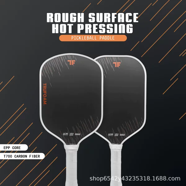 Crbn Co-Branded Trufoam Foam Core Fifth-Generation Pickleball Racket T700 Carbon Fiber Racket Pickleball