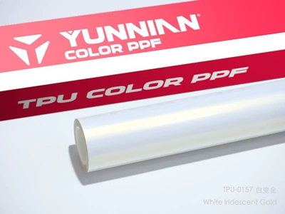 Auto Color Change Film: PPF, factory wholesale - tpu-white-gold-dual-use-for-wet-and-dry-surfaces-15215m