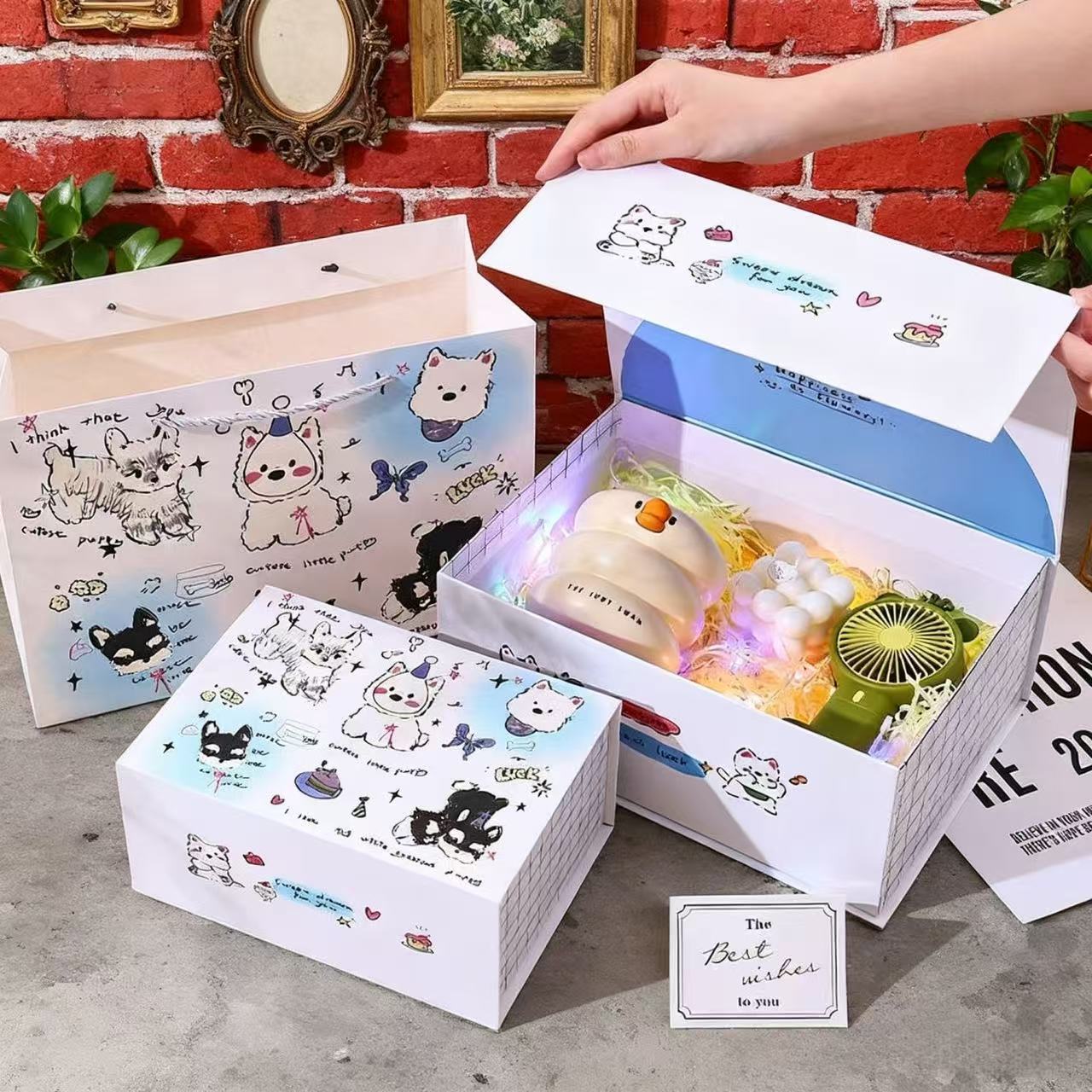 Gift box, cartoon set, storage box, Birthday gift 2