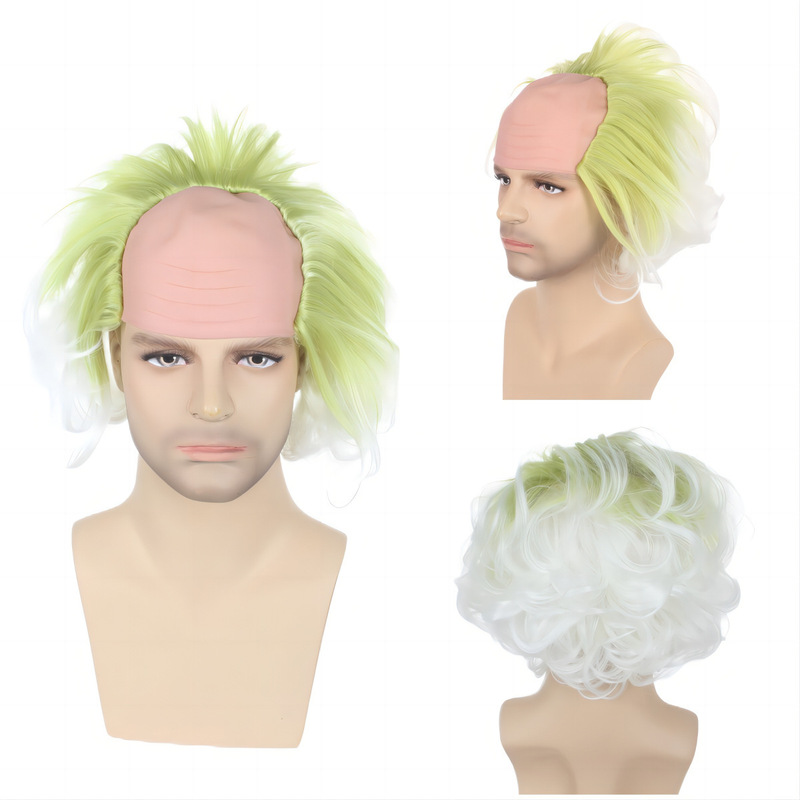 European and American Halloween Beetle Juice Anime Wig Cosplay Clearance Sale