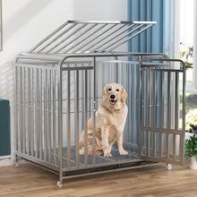 狗笼子大型中型犬加粗室内狗笼带厕所分离金毛边牧拉布拉多宠物笼