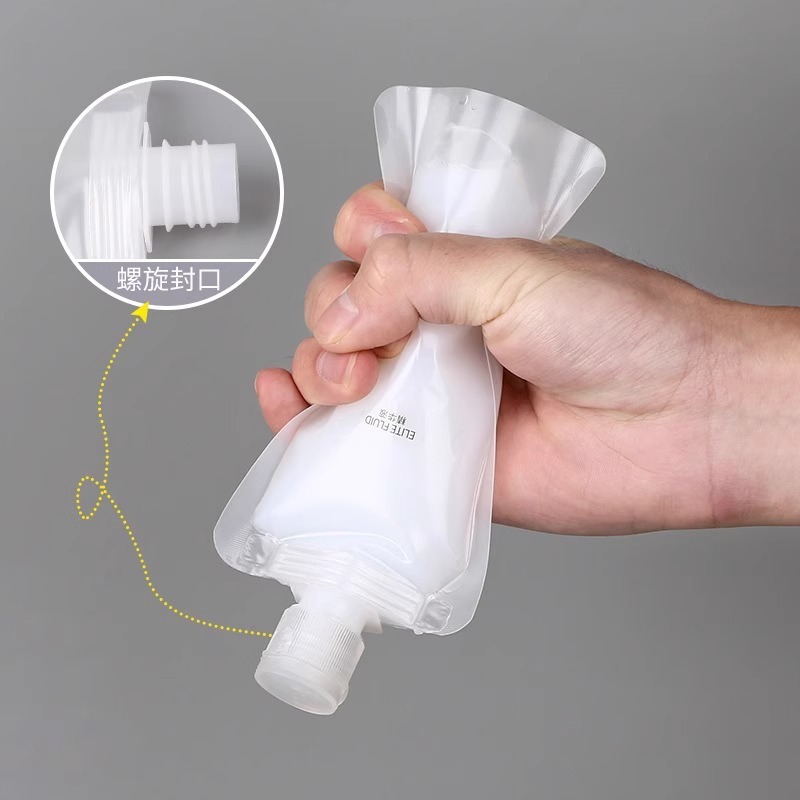 旅行用詰め替えバッグ 使い捨てシャンプー 化粧水 化粧品 シャワージェル 洗面用具 詰め替えボトル 密封詰め替え|undefined