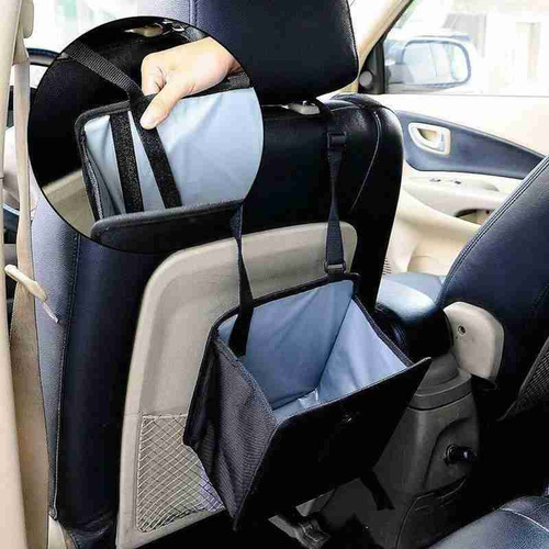 Direct Selling Car Truck Rear Seat Storage Basket Hanging Trash Can Waterproof Storage Bin Organizer