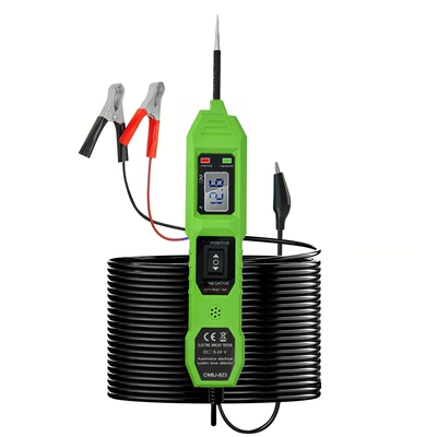 Automotive Circuit Tester 6-24V Digital Display Line Finder with Light Anti-Interference Power Detector Line Finder
