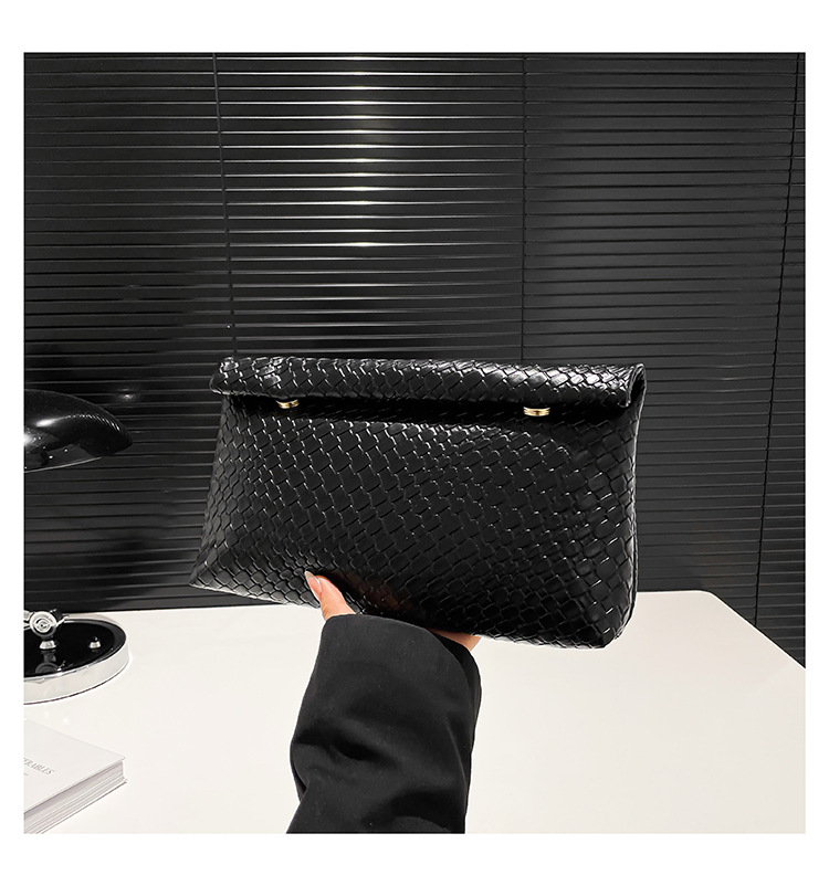 Pu Leather Solid Color Square Clutches display picture 20