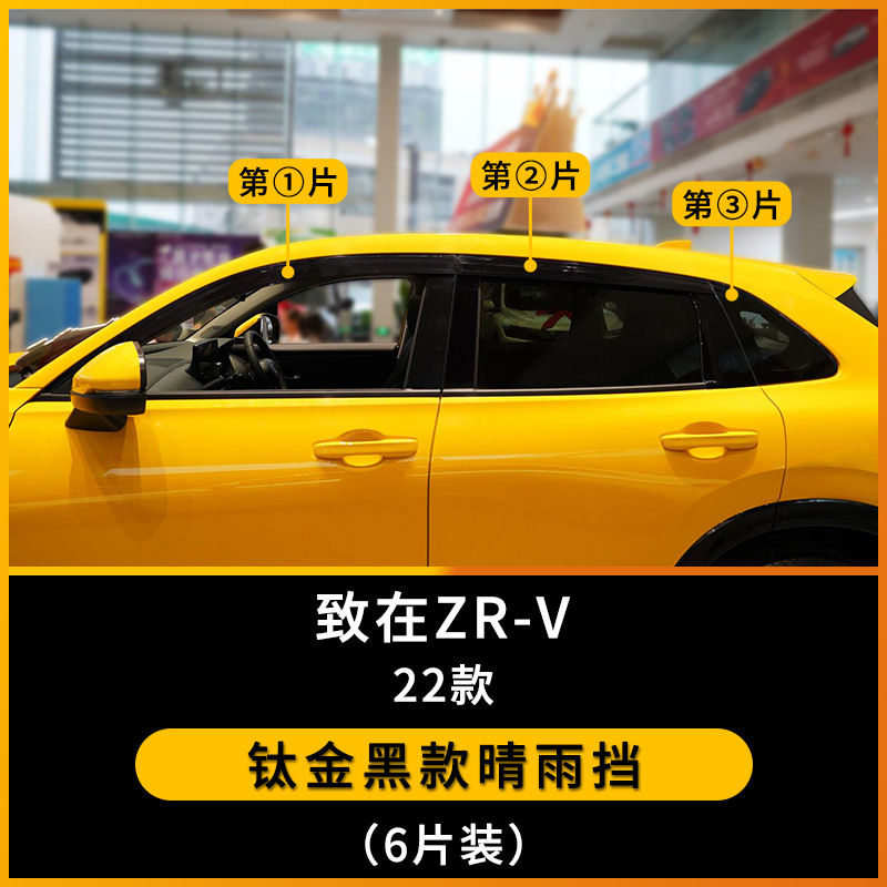 Tenxinrui es adecuado para Honda zrv lluvia escudo ventana lluvia ceja modificación lluvia escudo coche accesorios exteriores