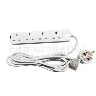 Uk Standard Power Strip Extension Cord Uk Three-Prong Multi-Socket Extension Cord Cross-Border Power Cord