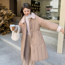 羽绒棉服女冬季2024年新款棉衣韩系宽松中长款棉袄加厚外套棉服