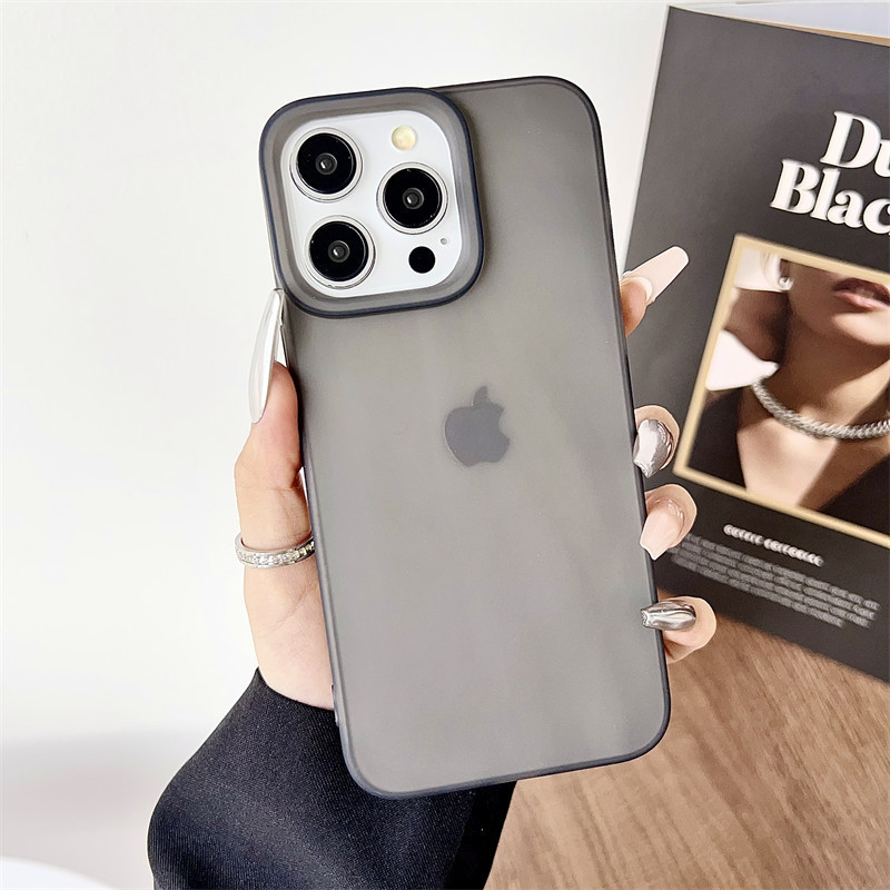 インスタ映えするつや消し無地透明ケース、iPhone 17 Pro、iPhone 16（新機種）、iPhone 14 Pro、カップル向け、iPhone 13 Pro対応|undefined