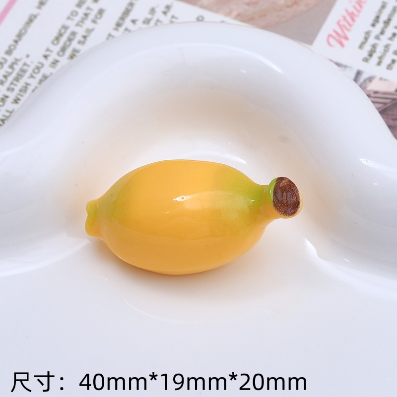 3 차원 시뮬레이션 과일-바나나