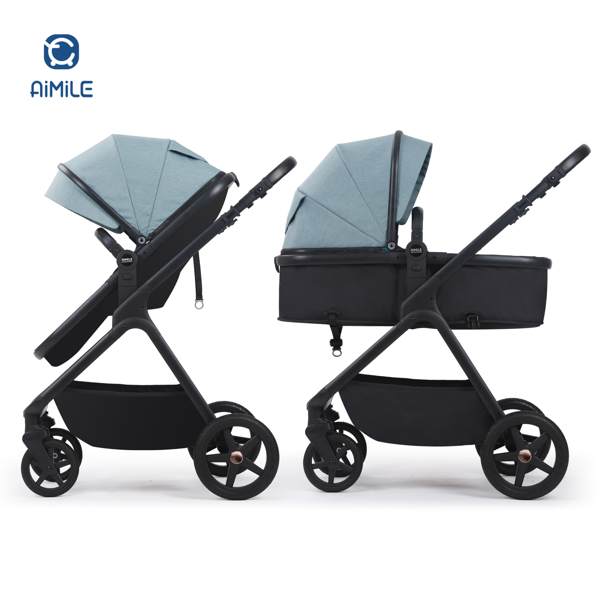 High-View Stroller, High-End Luxury Baby Stroller, Lightweight Stroller, 0-3 Years Old Baby Stroller Wholesale
