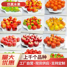 仿真泡沫小水果35#小水果模型 迷你小水果蔬菜套装橱窗装饰品道具