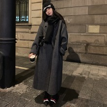2025秋冬新款长毛加厚双面羊毛大衣女中长款韩系高级感羊毛呢外套