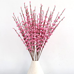工場の現物は春の花の家庭装飾の泡の梅の花をシミュレーションします。