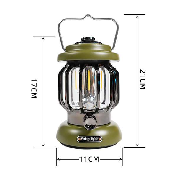 Travel retro LED handheld tent for camping