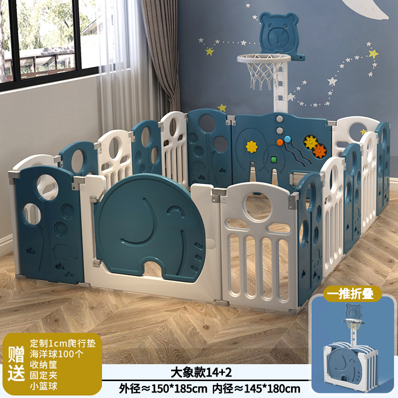 Seleccione estrictamente la protección infantil para niños en el suelo cerca de juego para niños pequeños plegables en el interior de la casa bebé arrastrando la barraca