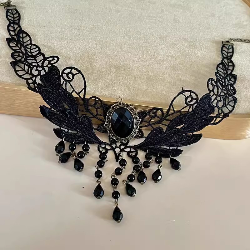 A2971 레이스 목걸이 J